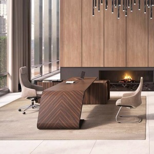 Hiện đại <span class=keywords><strong>MDF</strong></span> sơn L hình ông chủ CEO quản lý bàn điều hành bằng gỗ văn phòng bảng cho nội thất văn phòng - Product Image 3