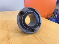 DN65 DN80 adaptor pistol air api tekanan tinggi konektor selang pemadam kebakaran aluminium tugas berat dengan fleksibilitas tinggi