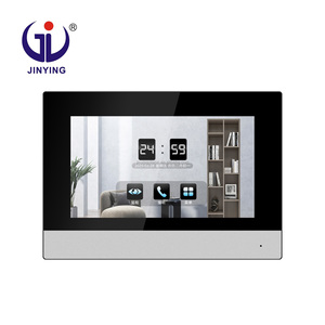 Tuya thông minh IP TCP <span class=keywords><strong>video</strong></span> cửa điện thoại hệ thống <span class=keywords><strong>intercom</strong></span> cho đa-căn hộ xây dựng vật liệu kim loại màu máy ảnh có dây kết nối - Product Image 1