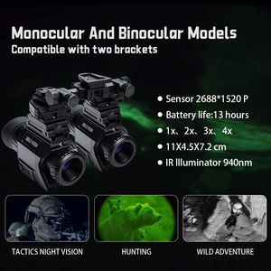 HD ヘルメット NVG 第<span class=keywords><strong>3</strong></span>世代 デジタル ナイトビジョン 単眼鏡 赤外線 暗視ゴーグル 双眼鏡型 暗視装置 WiFi ビデオ録画機能付き - Product Image 6