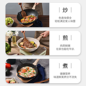 Maifan Stone Nonstick Frying <b>Pan</b> Round Induction Compatible Home Use Cooking <b>Pan</b> - Product Image 1