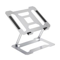 Support ergonomique réglable pour ordinateur portable en acier laminé à froid, avec inclinaison à 180 degrés et réglage en hauteur pour bureau