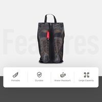 Sacs de rangement portables anti-poussière pour voyage en plein air, maille respirante visible multifonctionnelle, impression de logo personnalisable réutilisable pour