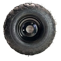 Pneu de roue ATV tubeless 14,5 pouces, petit pneu en caoutchouc tout-terrain, livraison économique, pièces de vélo de qualité