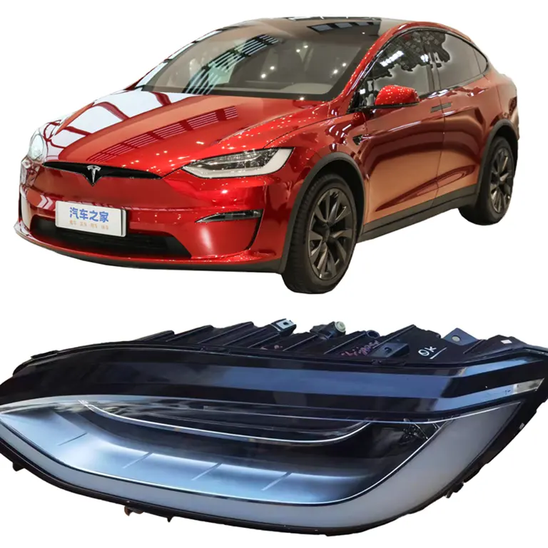 1034318 1034319 Kits de carrosserie de pièces d'auto d'origine avant gauche droite phare phare lumières lampes assemblage pour Tesla modèle X