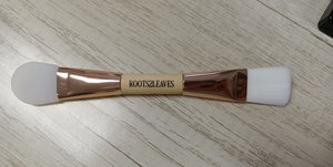 แปรงไม้มาส์กหน้าซิลิโคนสองชั้นแปรงทาครีมสีเบจสีเบจสีเบจสีขาว - Product Image 4