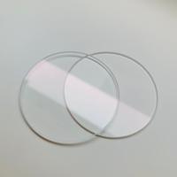 Plaque de verre trempé ultra transparente à faible teneur en fer, ronde, de 0,5 mm, 0,7 mm, 1 mm, 1,5 mm, 2 mm, pour éclairage