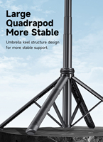 Trépied multifonctionnel pour téléphone et appareil photo C17 Support détachable pour téléphone et appareil photo Stabilisateur pour cardan