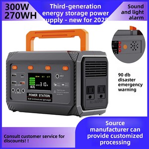 300 Wát 270wh di động ngoài trời điện thoại di động cung cấp với Type-C đầu vào và QC3.0 hỗ trợ năng lượng mặt trời sạc cho trường hợp khẩn cấp sử dụng - Product Image 3