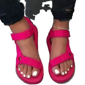 Sandálias femininas transparentes, sapatos casuais para mulheres com alça cruzada, sandália da moda, 2022