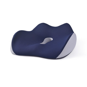 <span class=keywords><strong>Coussin</strong></span> de siège et oreiller de soutien lombaire 2-en-1 en mousse à mémoire de forme, orthopédique, pour soulagement de la pression du coccyx, en maille respirante - Vente en gros - Product Image 2