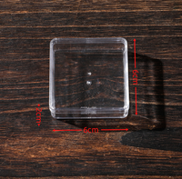 Boîte de rangement en plastique transparente en gros pour bonbons, fleurs, cadeaux en forme de cœur et d'ours, boîte à bijoux, emballage cadeau