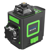 Niveau laser rotatif automatique multi-lignes 4D industriel à 16 lignes, auto-nivelant, vert, croix, haricot, niveau laser 360