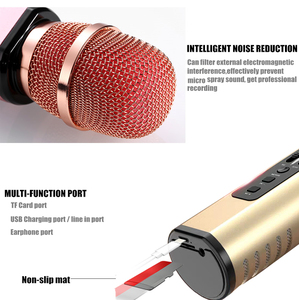 Micrófono Inalámbrico BT, Altavoz Portátil, Reproductor de Música para Teléfono, Altavoz con Función de Grabación - Product Image 3