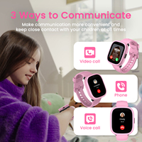 LAGENIO Jam Tangan Pintar Anak dengan Kartu SIM 4G Layar TFT 1.7 Inci Panggilan Video Mode Kelas GPS LBS WIFI Penentuan Posisi SOS FCC CE Jam Tangan Pintar Anak