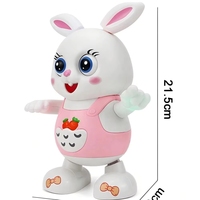 Jouet éducatif en plastique personnalisé en forme de lapin dansant avec des yeux et des oreilles mobiles, pour bébés de 2 à 4 ans, cadeau idéal