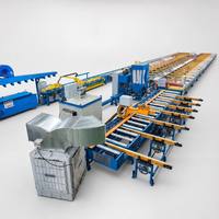 Table de refroidissement pour extrusion d'aluminium 3000T, 95KW, 380V, avec table de dévidage PLC et ligne de convoyage avec tireur pour le marché africain