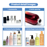 Bouteille vide en aluminium électroplaqué sur mesure 100 ml, emballage métallique pour parfum, liquide anti-moustiques, usage enfant