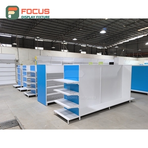 Large Wig Display Cabinet Wood Glass Drawer Shelf <b>Lighted</b> Hair Store Display Cabinet Fixture Unit - Product Image 6