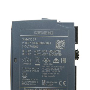 โมดูลส่วนประกอบอุตสาหกรรม PLC รุ่น 6ES7212-1HE40-0XB0 6ES7134-6GB00-0BA1 พร้อมอินพุตและเอาต์พุตในตัว ระบบอัตโนมัติขนาดกะทัดรัด - Product Image 2