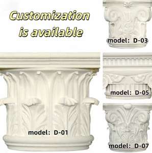 เสาโรมันตกแต่งผนังภายนอก JUNVISTA ทำจากโพลีสไตรีน EPS ทนทาน กันน้ำ เป็นมิตรกับสิ่งแวดล้อม ทนแดด - Product Image 6