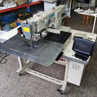 Machine à coudre électronique programmable entièrement automatique avec tête rotative à 360° et 180° pour modèles de patrons