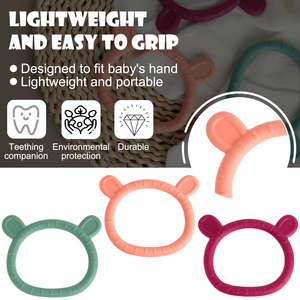 Mordedor de Silicona con Forma de Oso, Libre de BPA, para Bebés Recién Nacidos, Alivia el Dolor de Dentición, Juguete para Masticar para Bebés y Niños Pequeños - Product Image 3