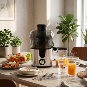Extracteur de jus lent puissant 500W en acier inoxydable avec moteur silencieux, <span class=keywords><strong>presse</strong></span>-agrumes électrique multifonctionnel pour smoothies et agrumes - Product Image 3