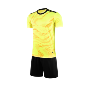 Maillot de football de haute qualité personnalisé, respirant, unisexe, à manches courtes, en polyester 100% - Product Image 1