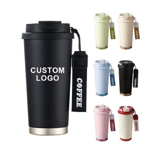 Taza Aislada al Vacío de Acero Inoxidable de Lujo Atlas con Logotipo Personalizado - Rendimiento Térmico de 6 a 12 Horas - Product Image 1