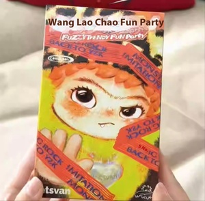 WAKUKU Mao Mao Chao Fun Party Series <span class=keywords><strong>Wow</strong></span> Kuku, Adornos de Mano, Caja Sorpresa, Muñeca de Peluche, Niña con Personaje de Frozen, Regalo - Product Image 6