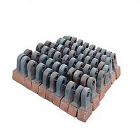 Pièces de rechange pour concasseur de minerai à tête de marteau moulée, haute efficacité, faible coût, résistantes à l'usure, marque Zhengzhou Yiwei, garantie 1 an