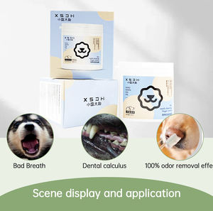 OEM/ODM Logo Benutzer definierte Hunde katze Wet Finger Cots Natürliche Pflanzen extrakte <span class=keywords><strong>Pet</strong></span> Ear Canal Zähne Eye Dirt Cleaner Finger Wet Wipes - Product Image 6