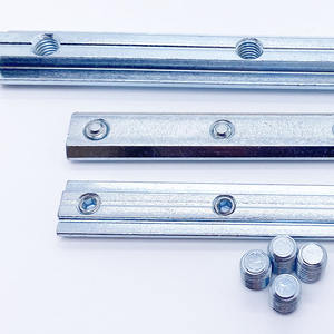 صامولة ألومنيوم ذات 4 ثقوب عالية الجودة على شكل حرف <span class=keywords><strong>T</strong></span> ومزودة بمسار طويل موديل M8 ومصنوعة من مادة الصاج المتين على شكل حرف <span class=keywords><strong>T</strong></span> مخصصة لسلسلة 3030 4040 ذات مظهر جانبي من النوع 8mm - Product Image 5