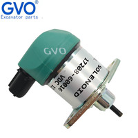 GVO 17208-60016, 17208-60010 : interrupteur d'arrêt du moteur pour excavatrices Kubota D1005, D1105, D905, V1505 (vanne solénoïde d'arrêt).