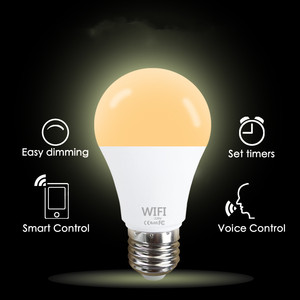 Bombillas <span class=keywords><strong>LED</strong></span> de 2,4G, atenuación continua de Color, 6W, 7W, interruptor de temporizador de lámpara E27, E26, <span class=keywords><strong>Bombilla</strong></span> inteligente para el hogar - Product Image 2