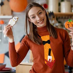 <span class=keywords><strong>ชุด</strong></span>เนกไทและโบว์ฮาโลวีน-ลายแมงมุมฟักทอง, อุปกรณ์ประกอบฉาก<span class=keywords><strong>ส</strong></span>ำหรับงานเลี้ยง, เครื่องประดับเครื่องแต่งกายแนวกอธิคสำหรับผู้ชาย/ผู้หญิง - Product Image 2