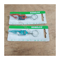 Portachiavi in Lega di Alluminio Modello Escavatore 320DL per Macchine da Costruzione, Portachiavi Giocattolo per Modelli Komatsu, Kobelco, Hyundai, CAT