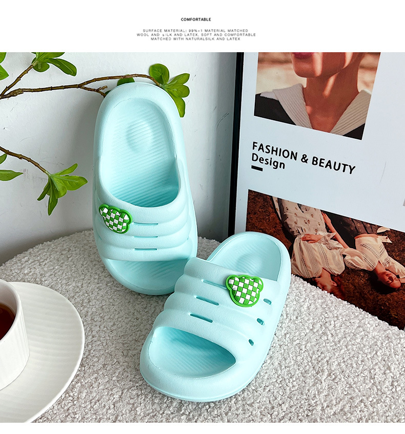 2023 Flat EVA Home Shoes Kids Slippers Children Boys Girls Indoor EVA Soft Sole Slides Slipper