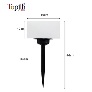 Lumière automatique à détection lumineuse lumière up énergie solaire acrylique <span class=keywords><strong>jardin</strong></span> pelouse lumière sublimation blanc mariage prairie décoration led signes - Product Image 3