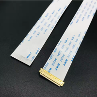 Kabel Flat Ribbon FFC FPC LCD Notebook Single Head EDP 20454 20453 Pitch 0.5mm 30Pin 250mm Isolasi PVC