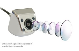Caméra de recul HD 720P pour voiture, vision nocturne infrarouge, étanche, en métal, avec capteur G et écran partagé, pour une conduite sécurisée - Product Image 3
