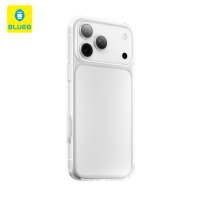 Coque BLUEO Crystal Plus antichoc transparente en TPU et PC avec design armure électroplaquée pour 18 Pro Max – Vente en gros