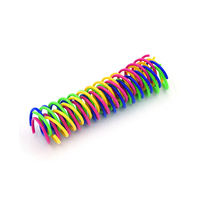 Chat chaton interactif saut jouets coloré spirale en plastique chat gratter chat printemps jouets