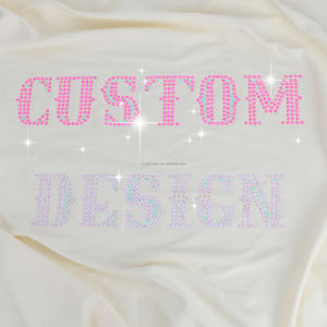 Patches de <span class=keywords><strong>transfer</strong></span>ência térmica com strass personalizados são adequados para prensagem térmica DIY em camisetas e camisas. - Product Image 2