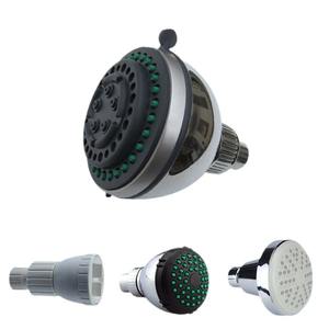 Petite pomme de douche suspendue polie pour appartement, hôtel, salle de bain, pomme de douche rotative à effet pluie, jet doux - Product Image 2