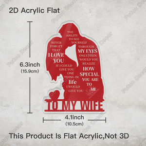 Letrero de mesa de acrílico rosa, adorno para decoración del hogar, regalo para abuela, amiga, esposa, hijo, hermano, mamá, papá, hermana - Product Image 2