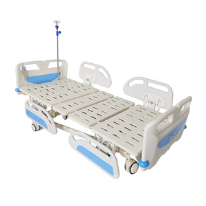 เตียงพยาบาลไฟฟ้า XIAQIAO ห้าฟังก์ชั่น วัสดุ ABS สีเบจ สำหรับใช้ในโรงพยาบาล - Product Image 3