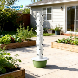 Système de culture hydroponique à 9 étages, agriculture verticale commerciale, <span class=keywords><strong>tour</strong></span> de culture aquaponique - Product Image 1