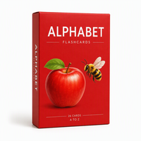 Jeu de cartes éducatif de qualité supérieure |   Apprentissage familial minimaliste moderne |   Phonics Montessori Professionnel Personnalisable